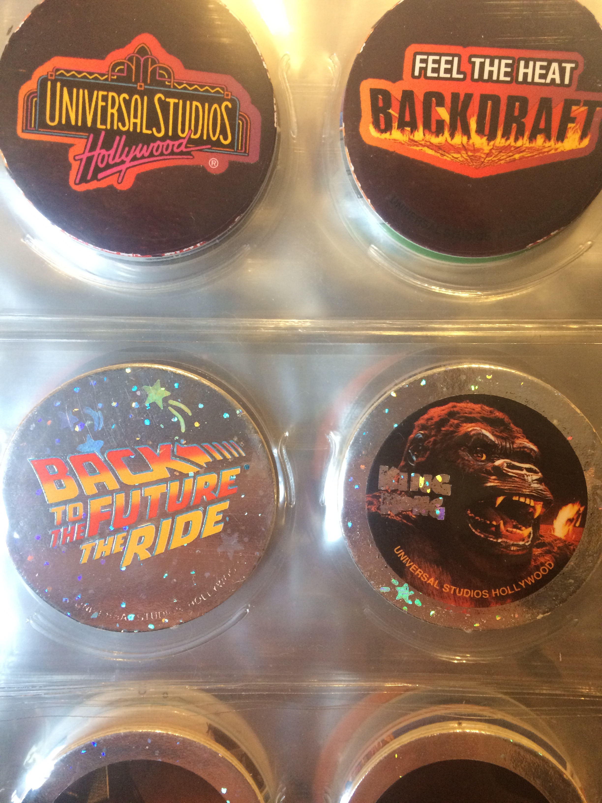 UNIVERSAL STUDIOS POGS FROM MCDONALDS UNOPENED LOT OF95-100 PACKS AWESOME & RARE 